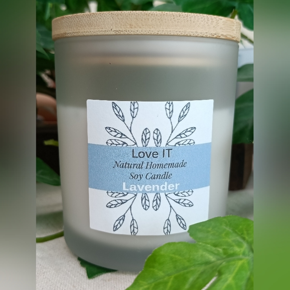 Natural soy candle Lavender